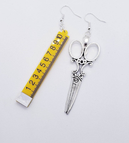 Unique seamstress earrings - unique,