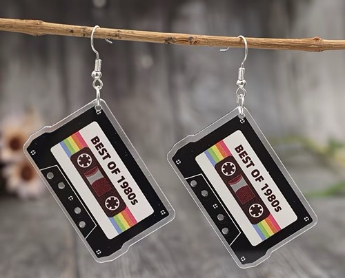 Retro cassette tape - cassette, shape