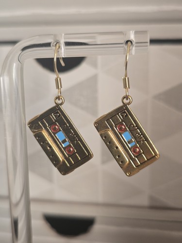 Retro mixed tape - mixed, earrings