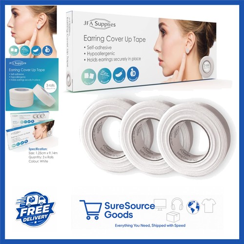 Self adhesive earring cover - self-adhesive, up