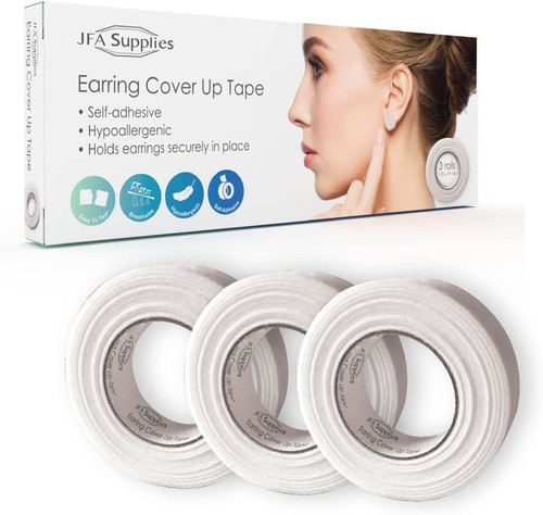 Microporous earring cover - microporous,