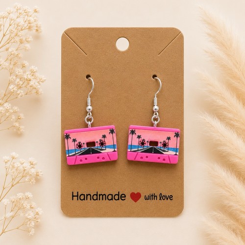 Handmade retro cassette tape - handmade,