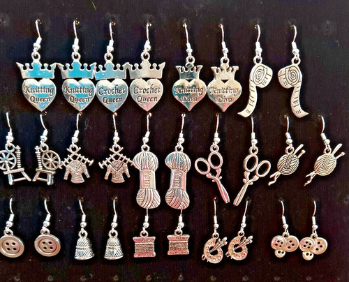 Tibetan silver theme earrings