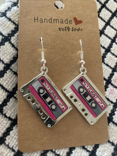 Silver and neon pink - and, coloured