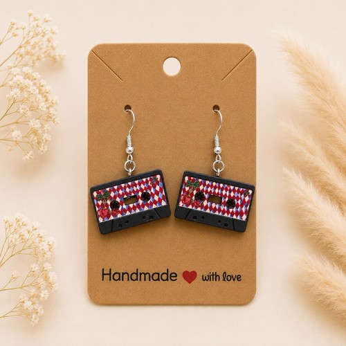 Handmade retro cassette tape - cassette,